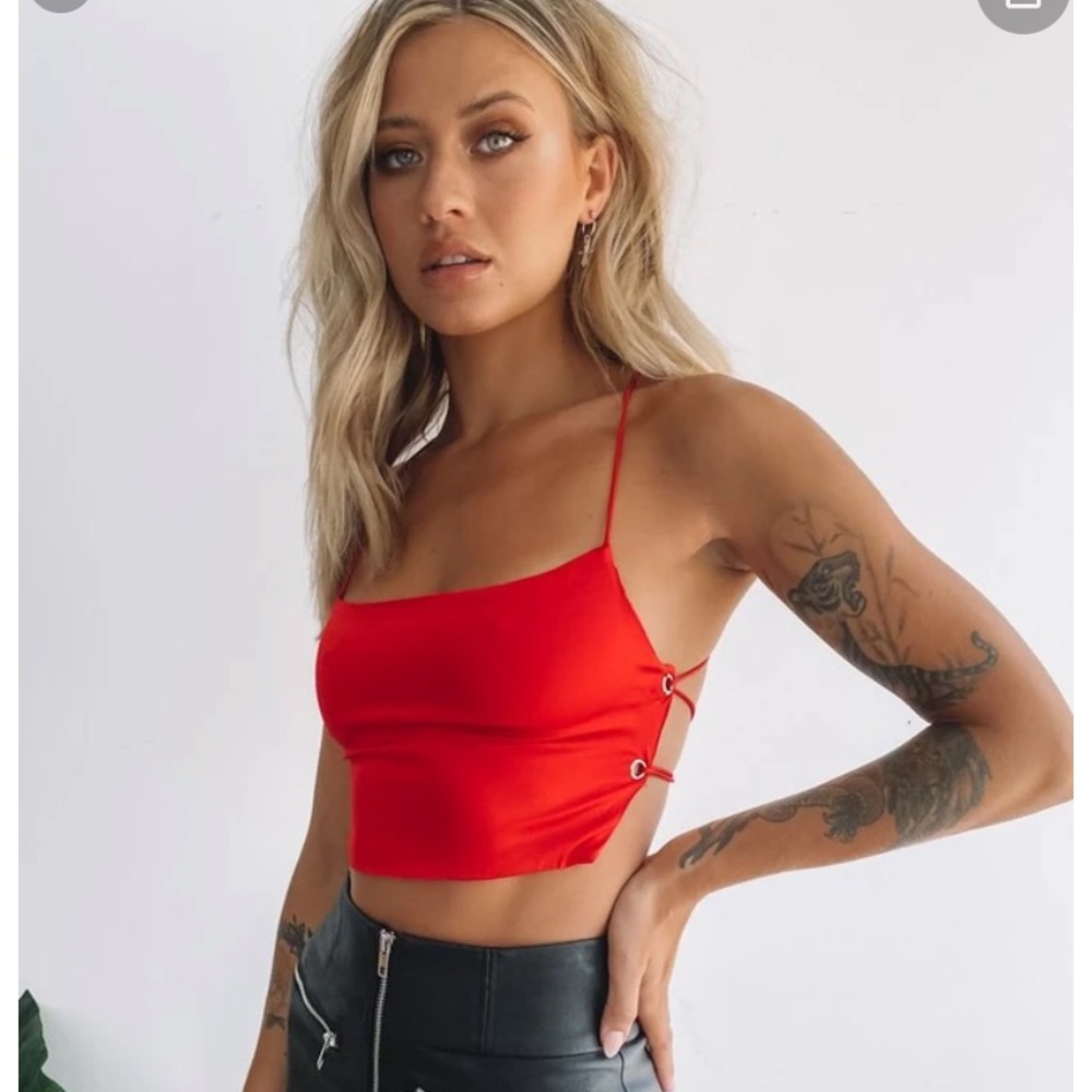 Beginning boutique crop top
